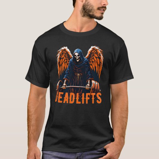 Grim Reaper Deadlifts T-shirt (Voorkant)