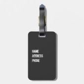 Grim Reaper Death Bagagelabel (Achterkant verticaal)