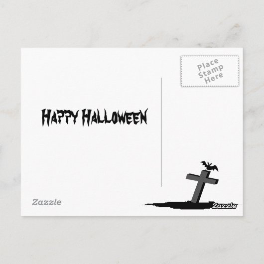 Grim Reaper Death Briefkaart (Achterkant)