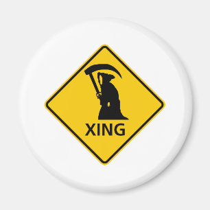 Grim Reaper/Death Crossing Highway Sig Magneet