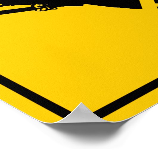 Grim Reaper/Death Crossing Highway Sig Poster (Hoek)