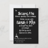 Grim Reaper Death Custom Invitation Card Kaart (Achterkant)
