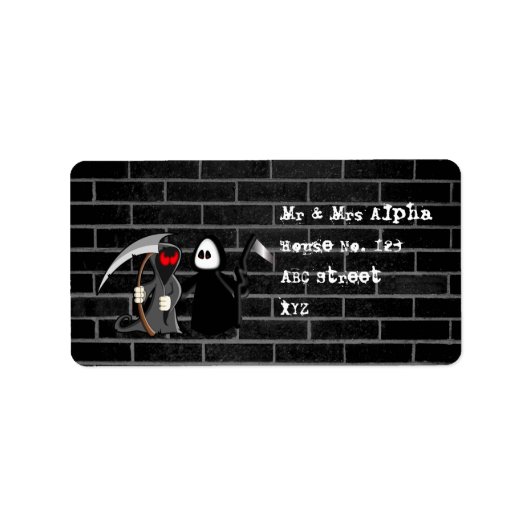 Grim Reaper Death Label (Voorkant)