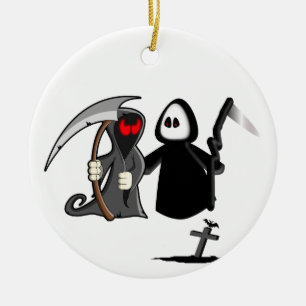 Grim Reaper Death Ornament