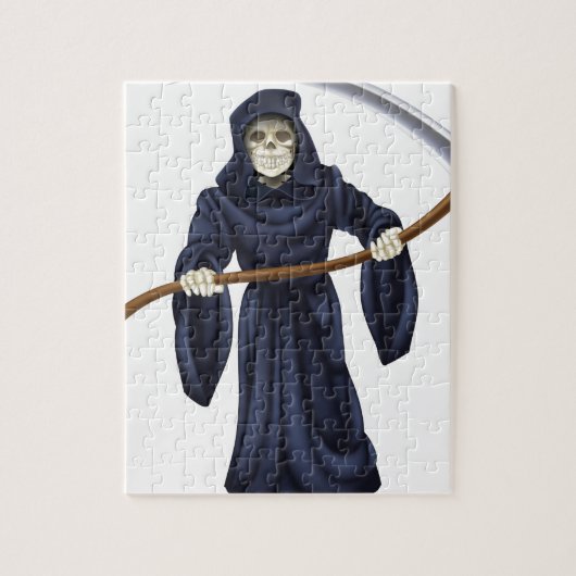 Grim Reaper Death Skeleton Legpuzzel (Verticaal)
