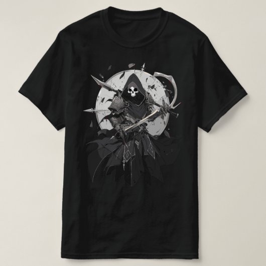 Grim Reaper Death Warrior T-shirt (Design voorkant)