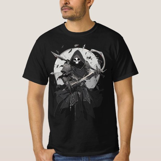 Grim Reaper Death Warrior T-shirt (Voorkant)