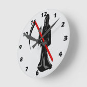Grim Reaper Design Ronde Klok (Hoek)