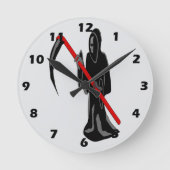 Grim Reaper Design Ronde Klok (Voorkant)