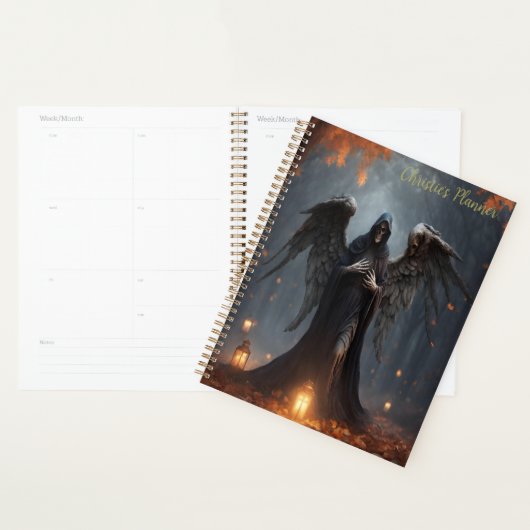 Grim Reaper, donkere engel Planner (Display)