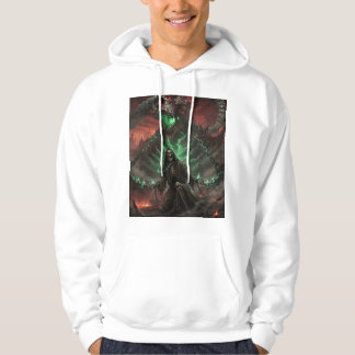 Grim Reaper Donkere Gotische Kunst Hoodie
