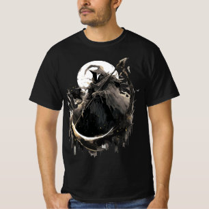 Grim Reaper Dood in de stad T-shirt