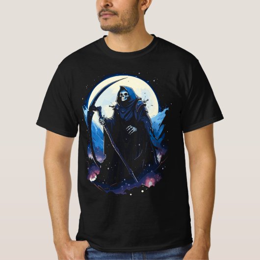 Grim Reaper Dood wacht T-shirt (Voorkant)