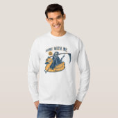 Grim Reaper Duck Pool T-shirt (Voorkant volledig)