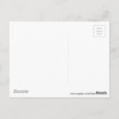 Grim Reaper en Blue Flower Sky Cute Briefkaart (Achterkant)