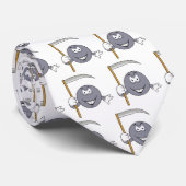 Grim Reaper Face Stropdas (Opgerold)