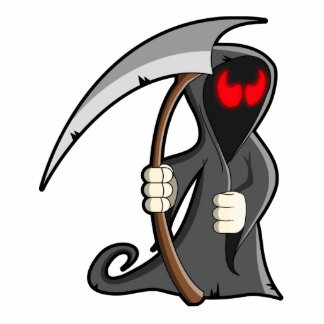 Grim Reaper foto scculpture Cutouts Staand Fotobeeldje