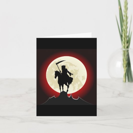 Grim Reaper Full Moon Kaart (Voorkant)