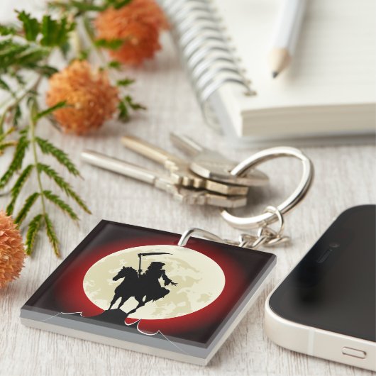 Grim Reaper Full Moon Sleutelhanger (Voorkant Rechts)