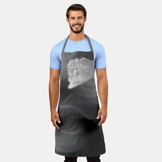 Grim Reaper Ghost Halloween Schort (Gedragen)