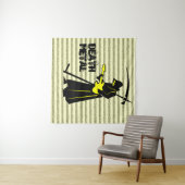 Grim Reaper Gitaar ☠️Gothic Skull Design Wandkleed (In Situ (horizontaal))