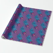 Grim Reaper Gloed - Geestverschijning van de Dood Cadeaupapier (Uitgerold)