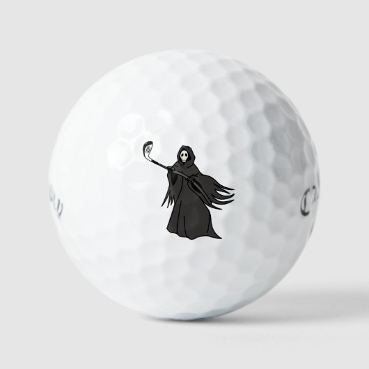 Grim Reaper Golfer Balls | Custom Callaway Style Golfballen (Voorkant)