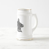 Grim Reaper Golfer Stein | Cadeau voor golfbierlie Bierpul (Voorkant rechts)