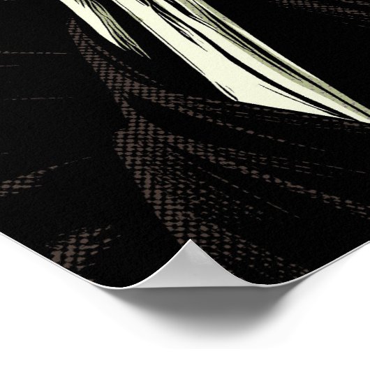 Grim Reaper grap oproep vind je later Poster (Hoek)