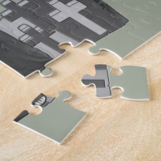 Grim Reaper Graveyard Legpuzzel (Zijkant)