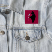 Grim Reaper Halloween Button (In situ)