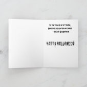 Grim Reaper Halloween Card Bedankkaart (Binnen)