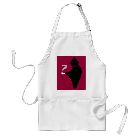 Grim Reaper Halloween Cooking Schort (Voorkant)