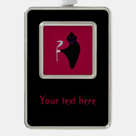 Grim Reaper Halloween Custom Ornament (Voorkant)