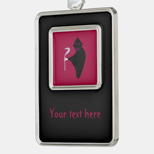 Grim Reaper Halloween Custom Ornament (Links)