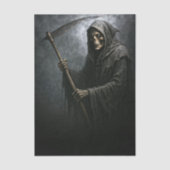 Grim Reaper Halloween Decoupage Tissue Paper Tissuepapier (Voorkant)