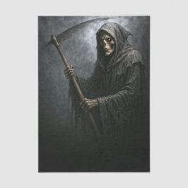 Grim Reaper Halloween Decoupage Tissue Paper Tissuepapier