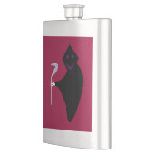 Grim Reaper Halloween Flasks Heupfles (Links)