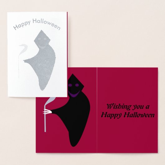 Grim Reaper Halloween Folie Card Kaarten (Display)