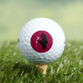 Grim Reaper Halloween Golf Ball Golfballen (Insitu Shirt)