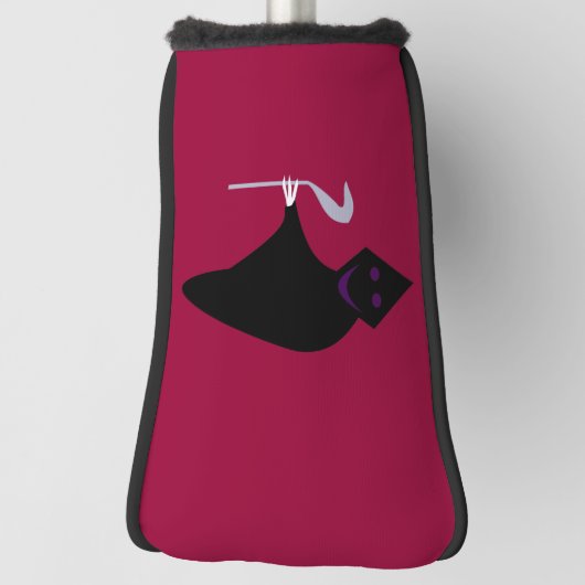 Grim Reaper Halloween Golf Putter Hoesje Golfheadcover (Draai 90)