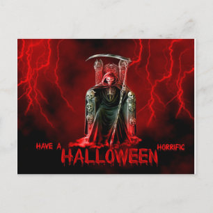 Grim Reaper Halloween Greeting Briefkaart
