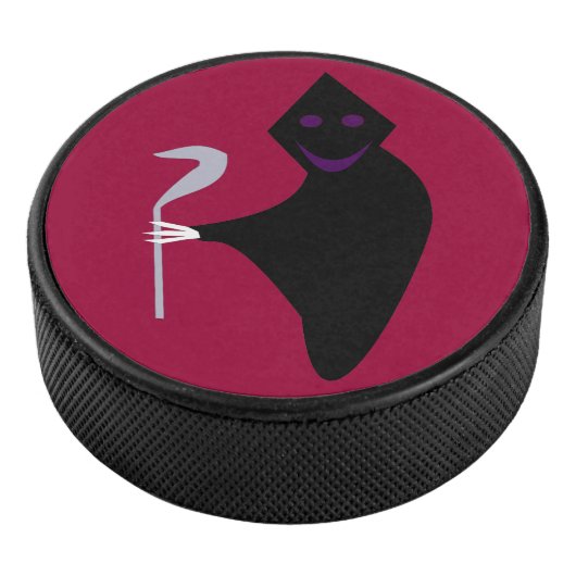 Grim Reaper Halloween Hockey Puck (3/4)