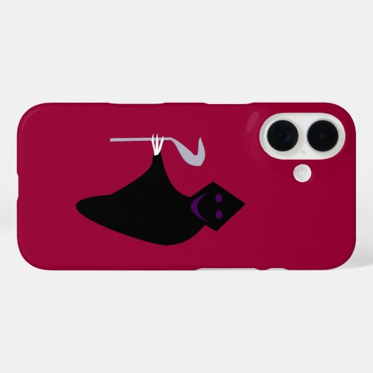 Grim Reaper Halloween iPhone Case (Achterkant (horizontaal))