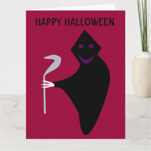 Grim Reaper Halloween Kaart