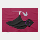 Grim Reaper Halloween Kitchen Towel Theedoek (Horizontaal)