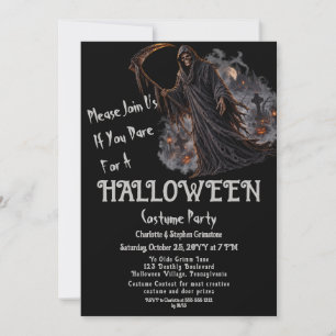 Grim Reaper Halloween Kostuum Feest Uitnodiging