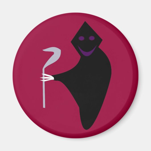 Grim Reaper Halloween Magnet (Voorkant)
