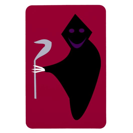 Grim Reaper Halloween Magnet Magneet (Verticaal)