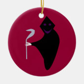 Grim Reaper Halloween Ornament (Voorkant)